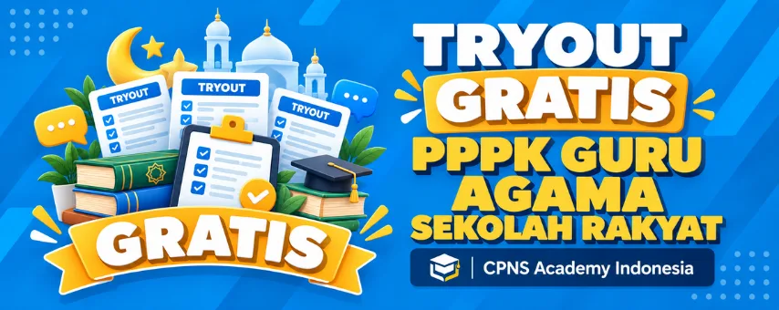 TRYOUT GRATIS GURU AGAMA PPPK SEKOLAH RAKYAT