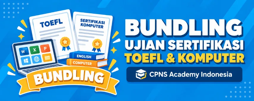 BUNDLING SERTIFIKAT TOEFL & KOMPUTER